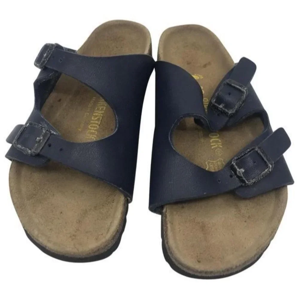 Birkenstock Dark Blue Unisex Child Sandals Size Us